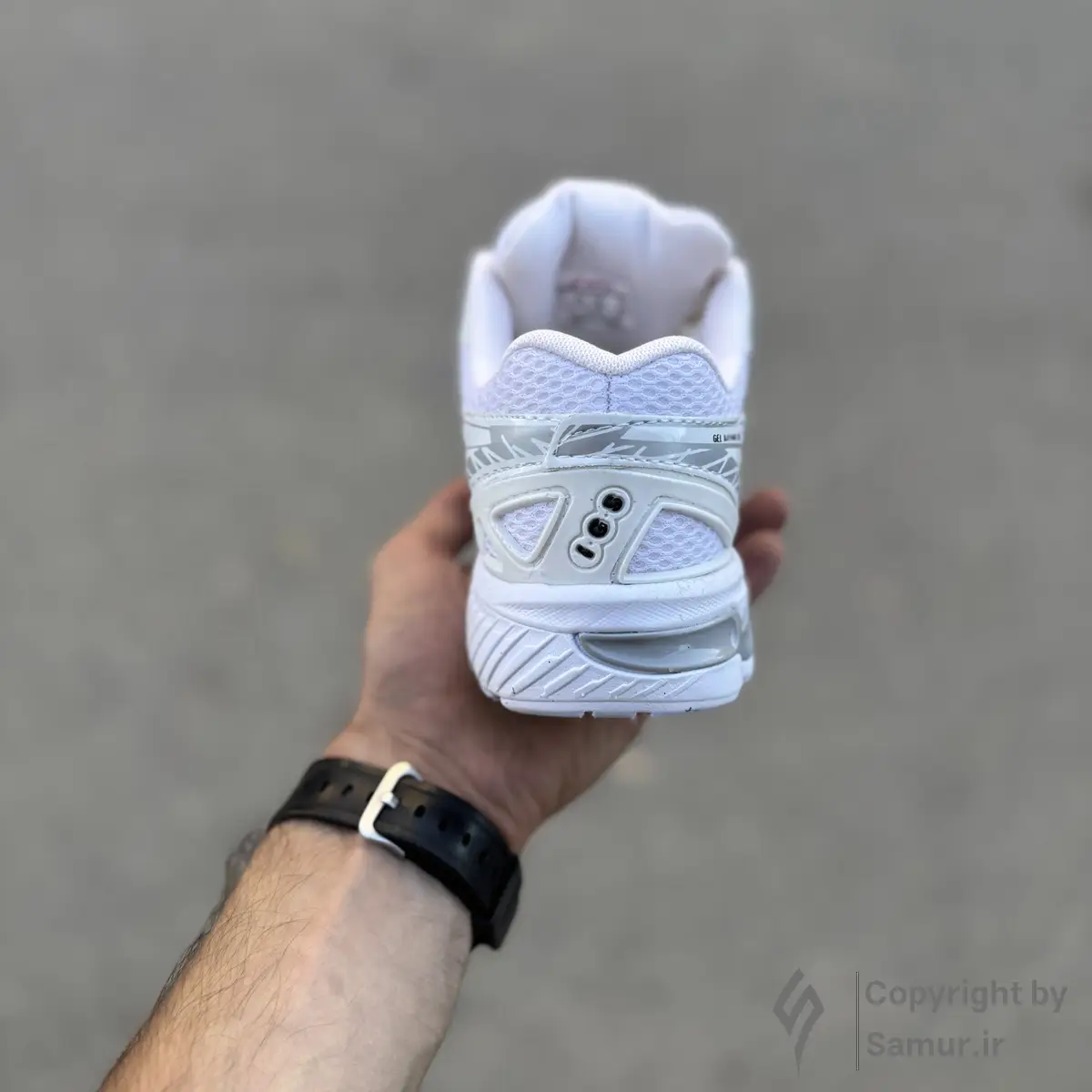 گالری تصاویر کتونی اسیکس کایانو 20 سفید طوسی